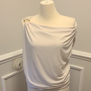 Express Sleeveless Nude Top